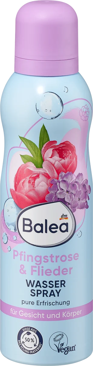 Vodeni sprej za telo - miris božura i jorgovana, 150 ml