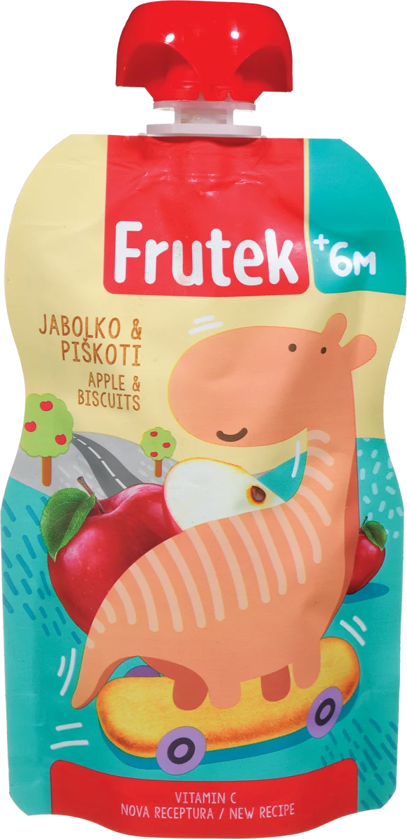 Voćna kašica- jabuka sa dodatkom keksa, od 6. ..., 100 g