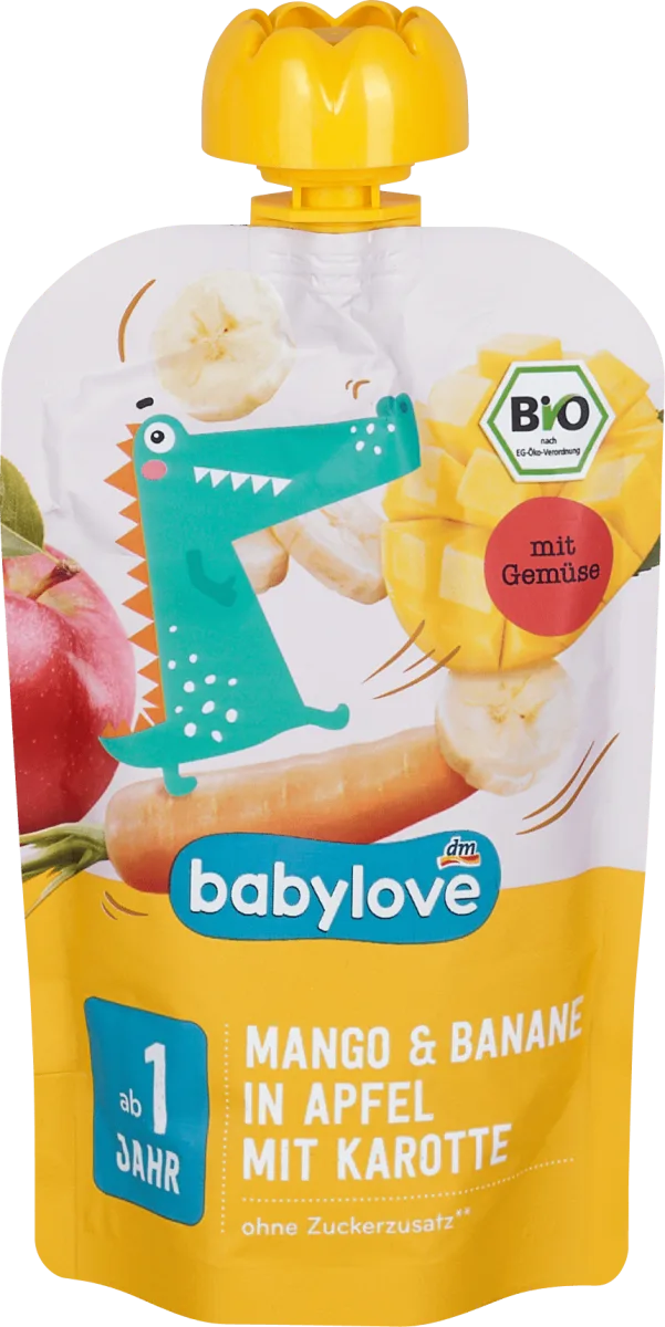 Voćna kašica - mango i banana u jabuci sa..., 100 g