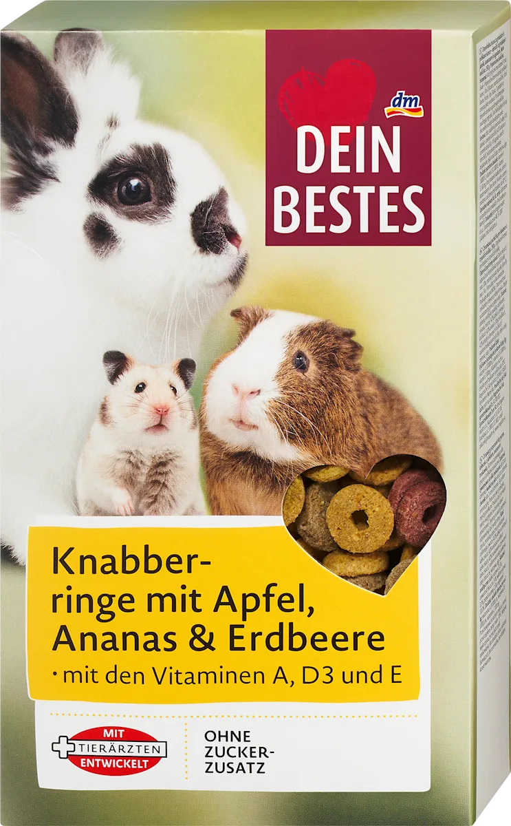 Voćni kružići za glodare, 250 g