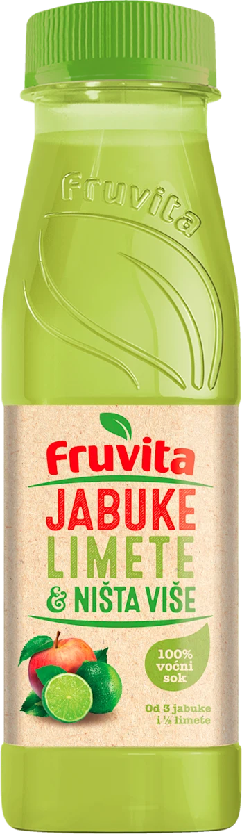 Voćni sok - JABUKE LIMETE & NIŠTA VIŠE, 330 ml