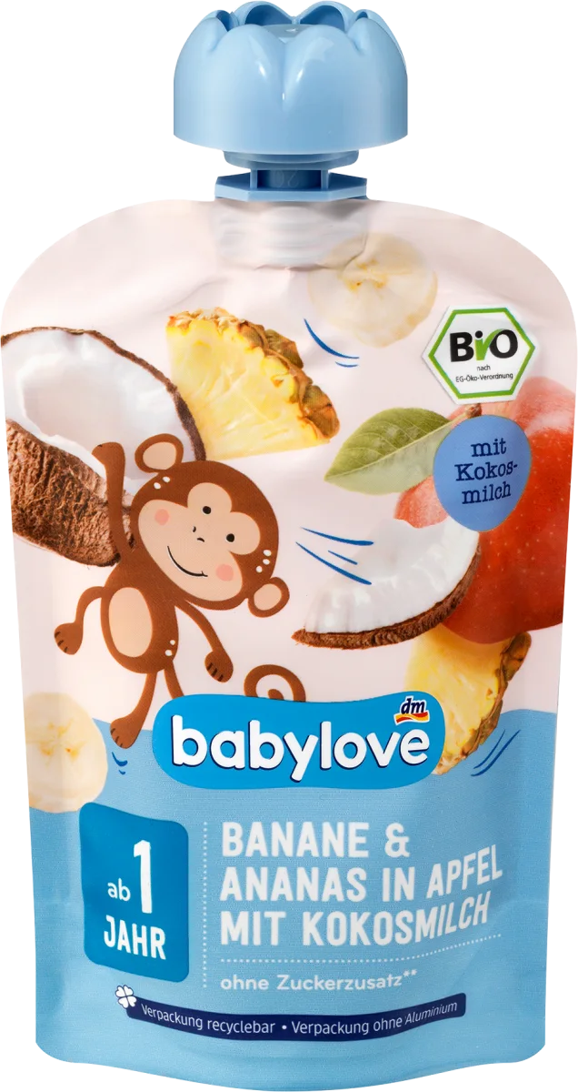 Voćni užitak - banana i ananas u jabuci sa..., 100 g