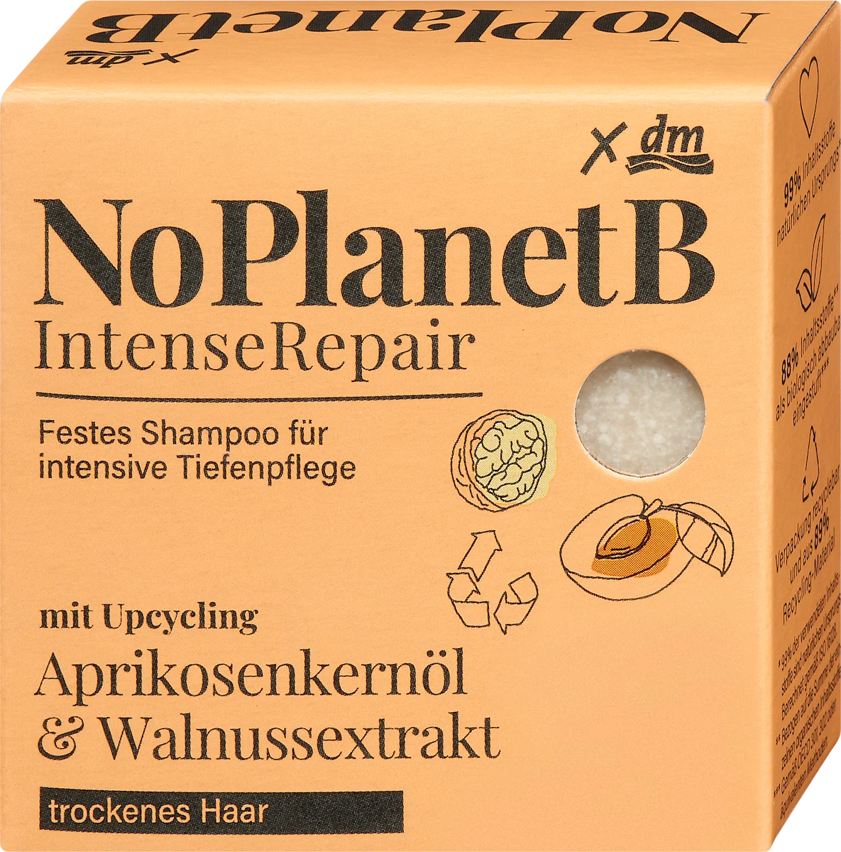 Čvrsti šampon za kosu Intense repair, 75 g