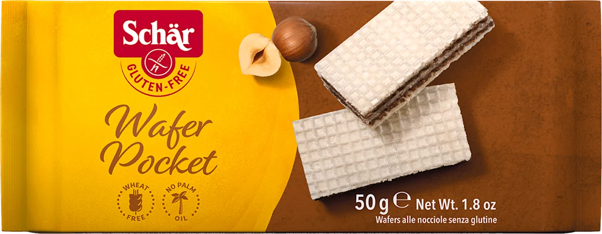 Wafer Pocket napolitanke sa lešnikom, bez glutena, 50 g