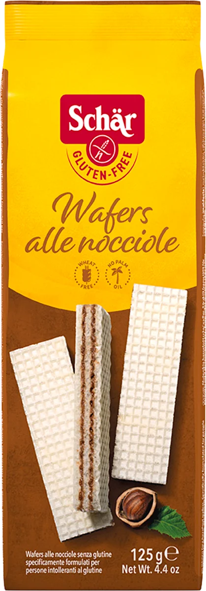Wafers alle nocciole napolitanke sa lešnikom, bez glutena, 125 g