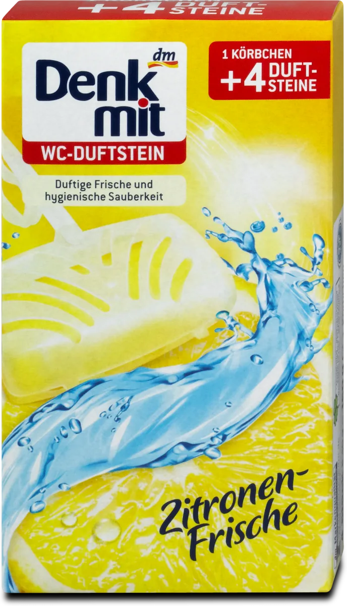 Wc uložak - kamen miris limuna, 4 kom