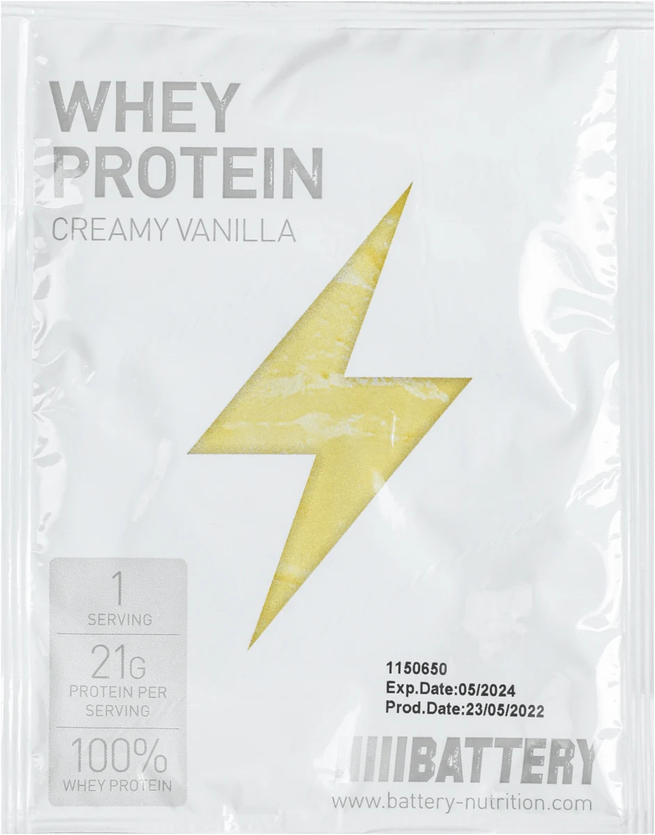 WHEY PROTEIN - creamy vanila, 30 g