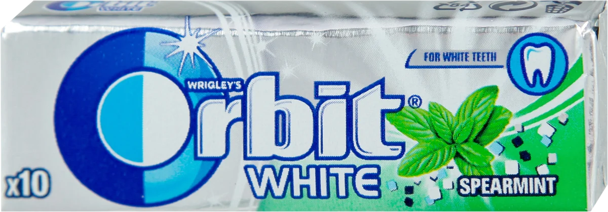 White žvakaće gume Spearmint, 10 kom