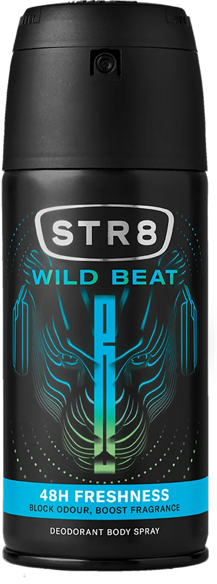 WILD BEAT dezodorans u spreju, 150 ml