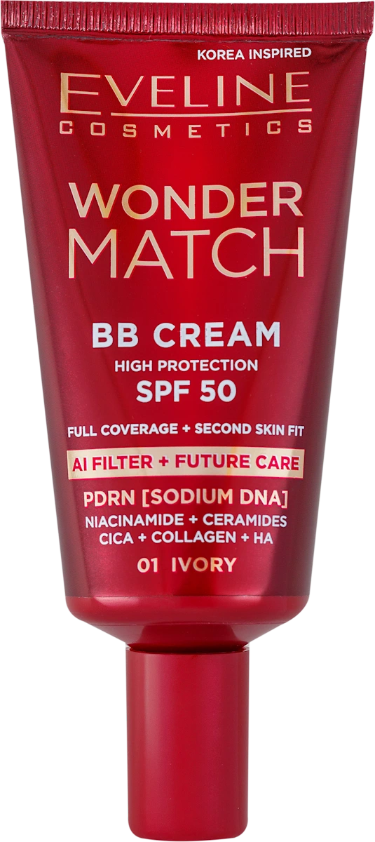 WONDER MATCH BB krema AI FILTER + FUTURE CARE, SPF50 - 01 Ivory, 1 kom