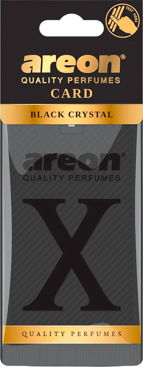 X-CARD BLACK CRYSTAL osveživač za auto, 1 kom