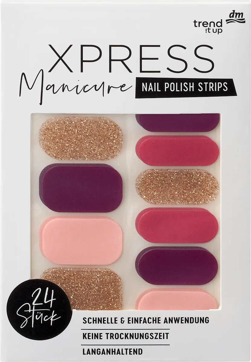 XRESS Manicure samolepljive folije za nokte - 042, 24 kom