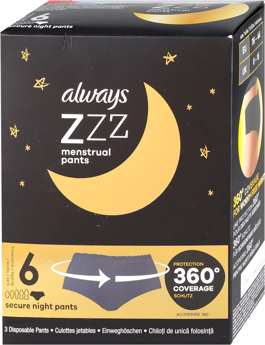 Zzz menstrualne gaćice, 3 kom
