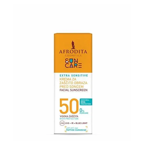 Afrodita Sun Care krema Extra Sensitiv SPF 50  50ml