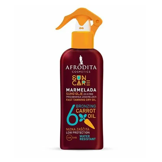 Afrodita Sun Care marmelada Bronzing Carrot oil ulje SPF 6  150ml