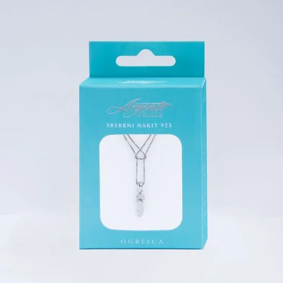 Argento Felice O5 Ogrlica Paun
