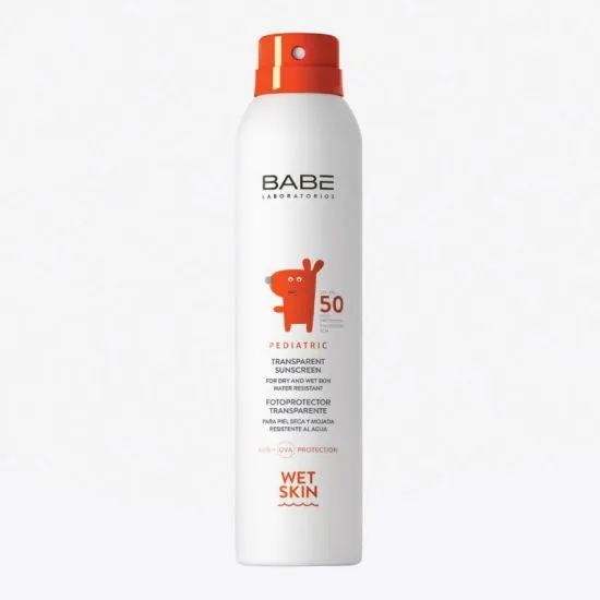 Babe Pediatric Transparent Sunscreen Wet Skin SPF 50 200ml