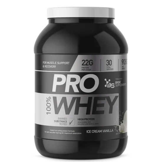 Basic Pro Whey - Ice Cream Vanilla 908g
