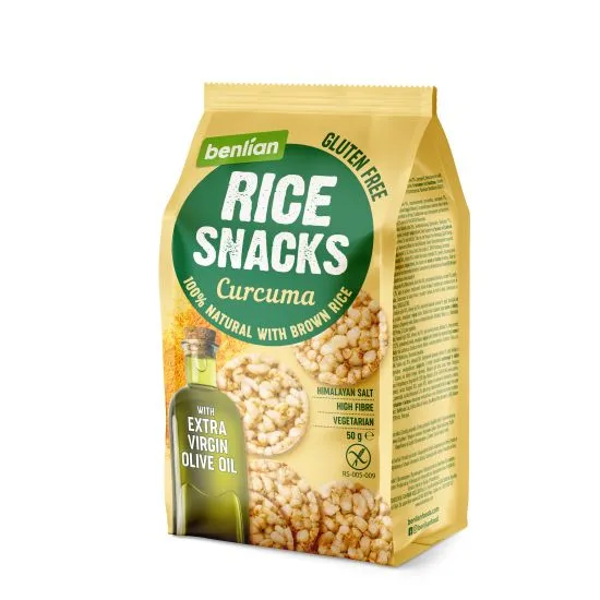 Benlian Rice Snacks Curcuma 50g