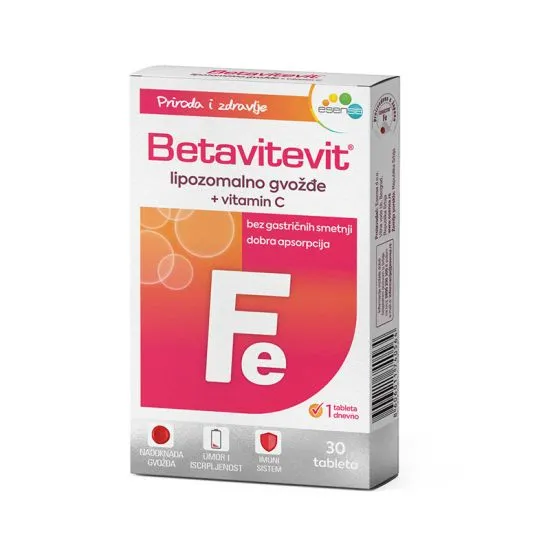 Betavitevit Gvožđe i vitamin C 30 tableta