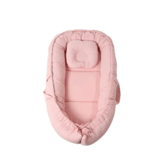 Bevi gnezdo za bebe comfort roze