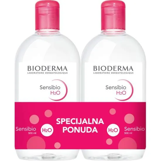 Bioderma Sensibio H2O micelarna voda 2x500 ml