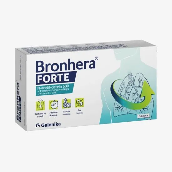 Bronhera Forte granule 5 kesica