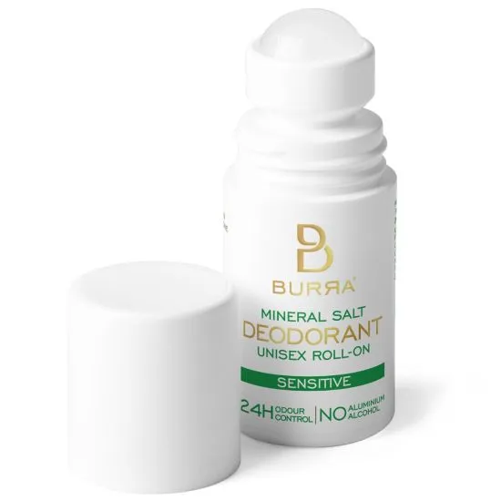 Burra natural mineral deodorant, roll-on, prirodni mineralni dezodorans 50ml