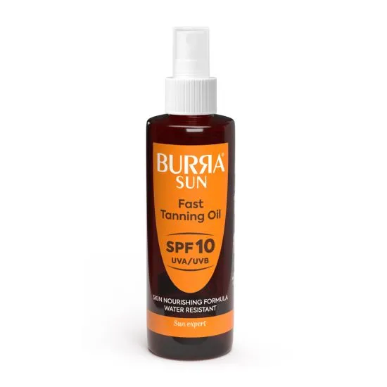 Burra Sun Fast Tanning Oil sprej SPF 10 200 ml