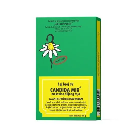 Candida Mix - mešavina biljnog čaja sa antiseptičnim delovanjem (Čaj broj 92) 100 g