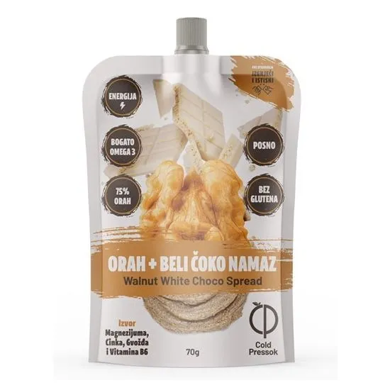 Cold Pressok Orah i beli čoko namaz 70g