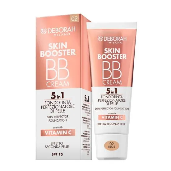 Deborah Skin Booster BB cream 5 IN 1 Beige 02, 30 ml