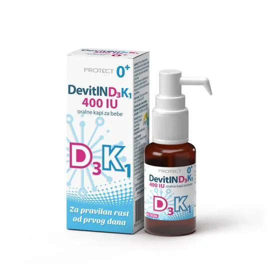 DevitIN D3K1 oralne kapi za bebe 10ml