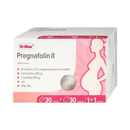 Dr. Max Pregnafolin® II 30 tableta + 30 kapsula