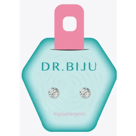 Dr.Biju minđuše 5.3MM Providne Krug
