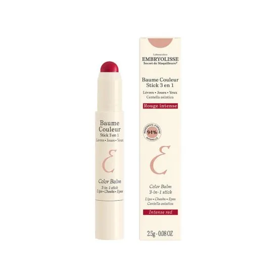 Embryolisse Balzam u stiku 3u1 - Intenzivno crvena, 2,5g