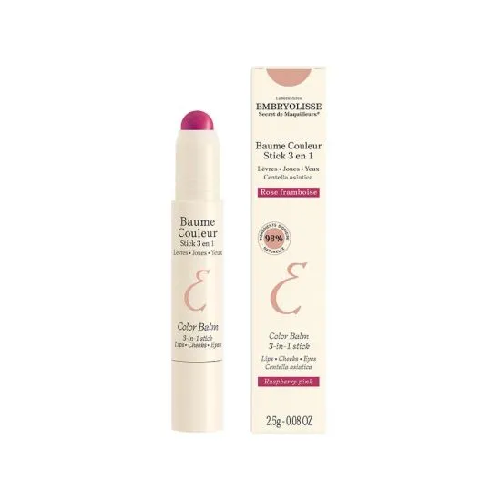 Embryolisse Balzam u stiku 3u1 - Malina pink, 2,5g