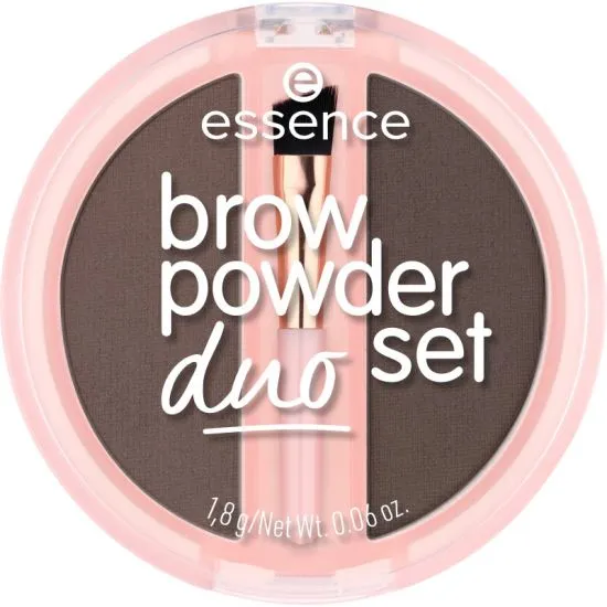 Essence Brow powder duo set 03 - Dark 1,8g