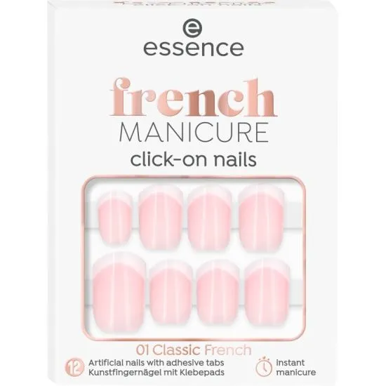 Essence French Manicure click-on nokti 01 - Classic French 12 komada