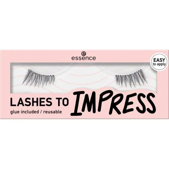 Essence Lashes to Impress veštačke trepavice 03 - Half Lashes 1 komad