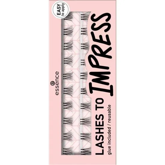 Essence Lashes to Impress veštačke trepavice 07 - Bundled Single Lashes 20 komada