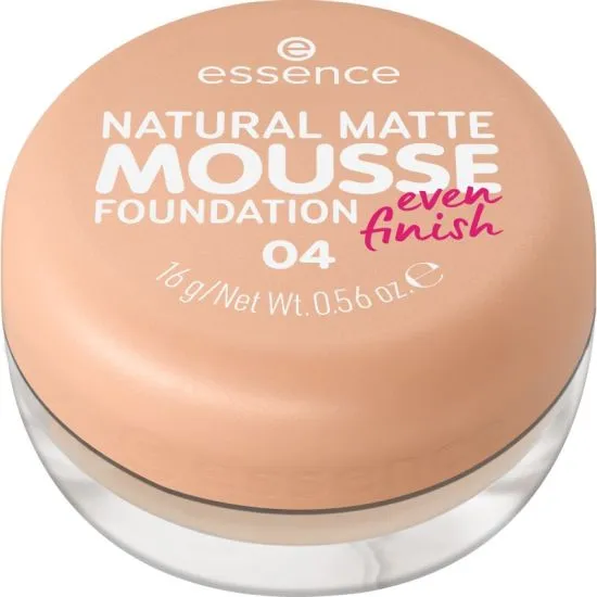 Essence Natural Matte Mousse puder 04 - Cool Ivory 16g