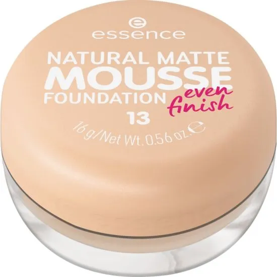Essence Natural Matte Mousse puder 13 - Warm Porcelain 16g