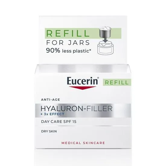 Eucerin Hyaluron-Filler Dnevna krema za suvu kožu SPF 15 Refill 50ml