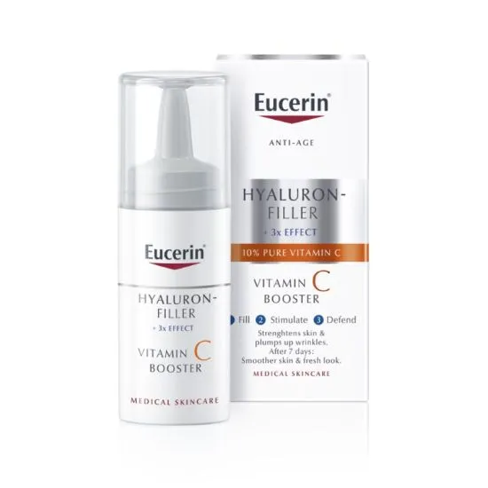 Eucerin Hyaluron Filler serum sa vitaminom C, 3x7,5ml