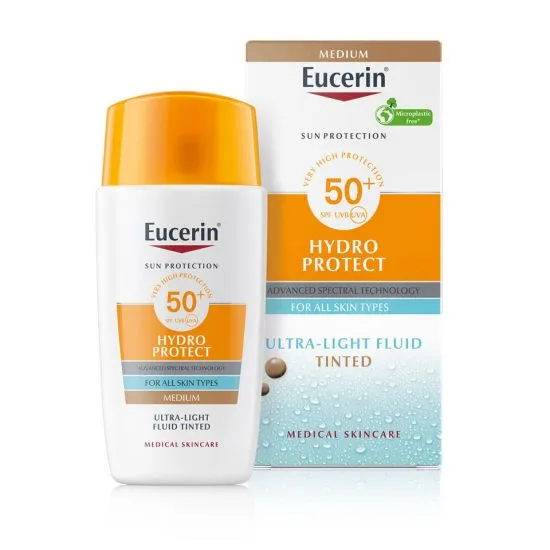 Eucerin Hydro-protect Fluid za zaštitu lica od sunca SPF 50+ Tamna 50ml