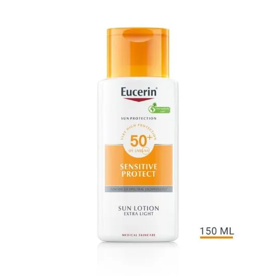 Eucerin Izrazito lagani losion za zaštitu osetljive kože od sunca SPF50+ 150 ml
