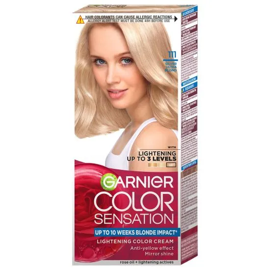 Garnier Color Sensation 111 Izrazito srebrno plava farba za kosu