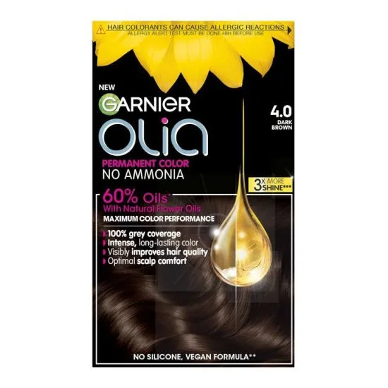 Garnier Olia 4.0 Tamno smeđa farba za kosu