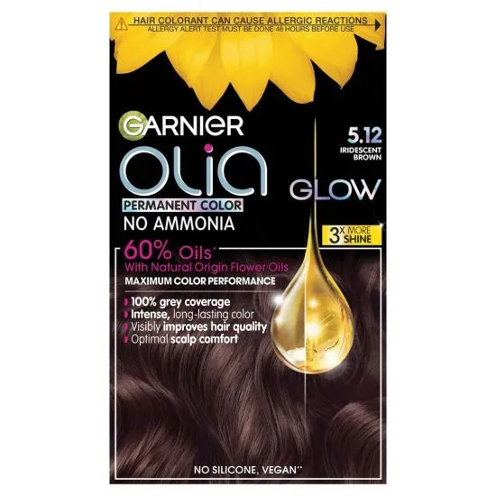 Garnier Olia Glow 5.12 Irizirajuća smeđa farba za kosu